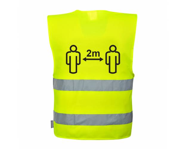 Hi Vis Social Distancing Vest - C406Q